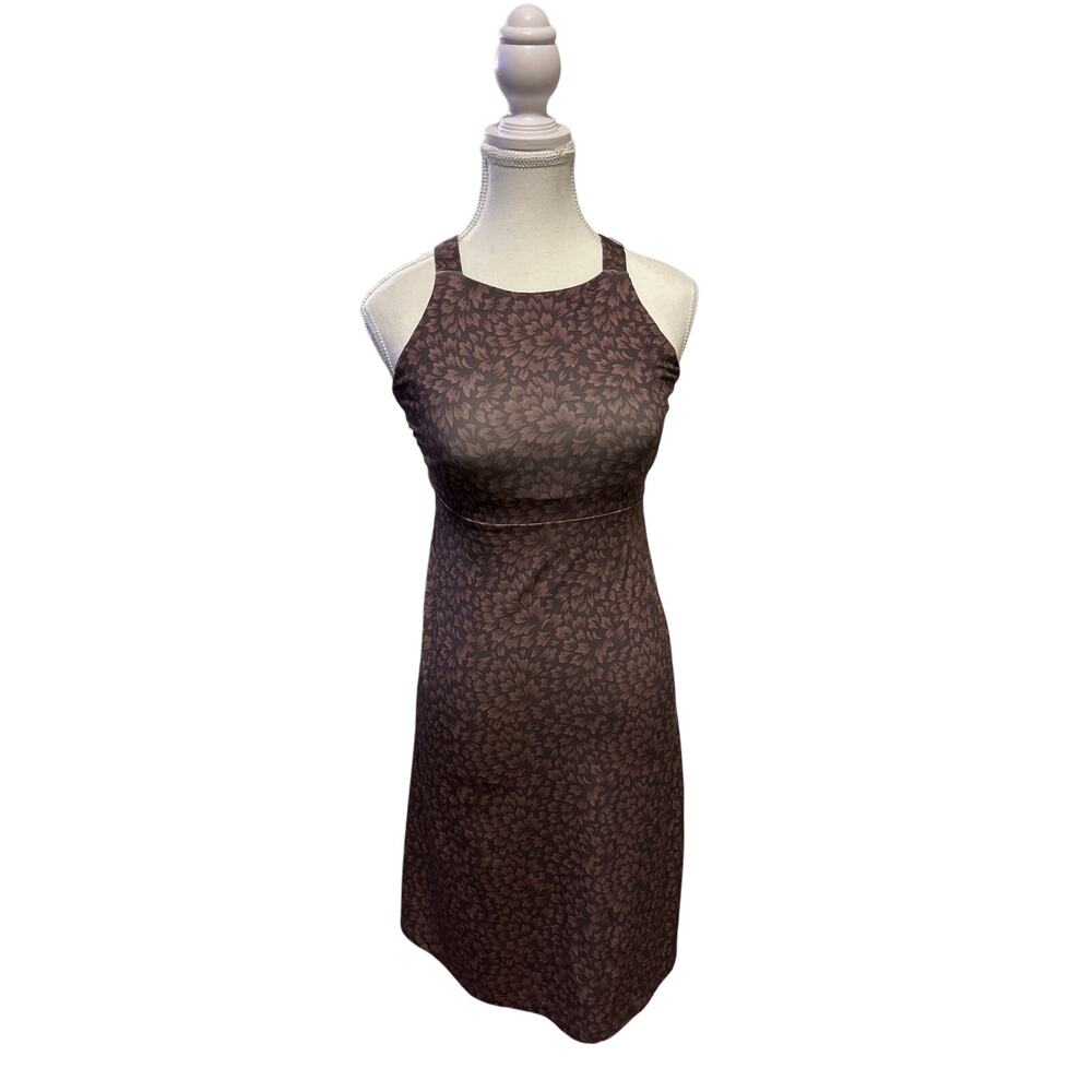 Patagonia | Brown Floral "Magnolia Spring" Athleisure Dress | XS